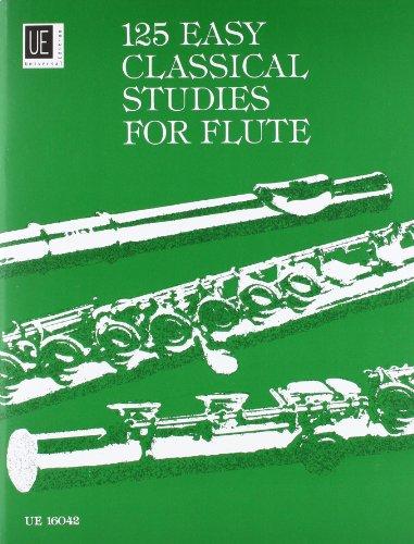 125 Easy Classical Studies for Flute. 125 leichte, klassische Studien für Flöte