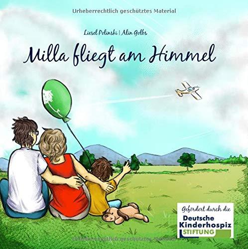 Milla fliegt am Himmel