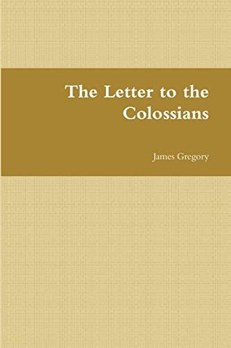 The Letter to the Colossians