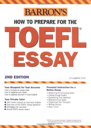 How to Prepare for the Computer-Based TOEFL Essay. (Lernmaterialien) (Barron's Writing for the TOEFL)