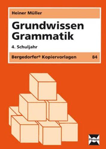 Grundwissen Grammatik. 4. Schuljahr