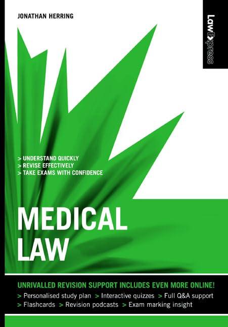 Medical Law (Law Express)