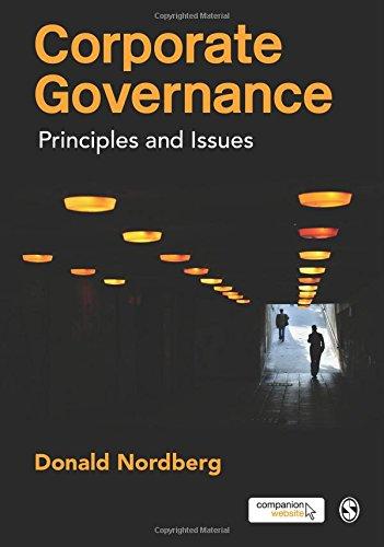 Corporate Governance: Principles And Issues