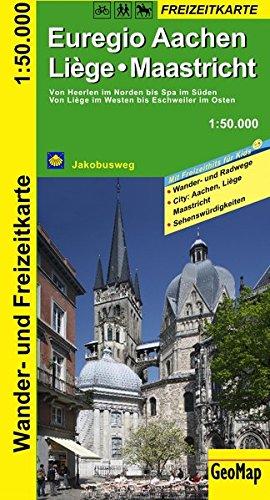 Euregio Aachen, Liege, Maastricht Wander- und Freizeitkarte: 1:50.000 (Geo Map)