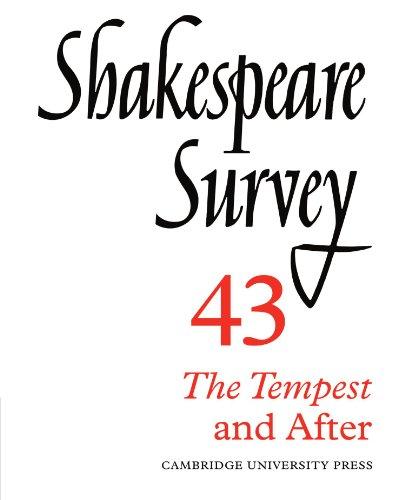 Shakespeare Survey Paperback Set: Shakespeare Survey 43: The Tempest and After