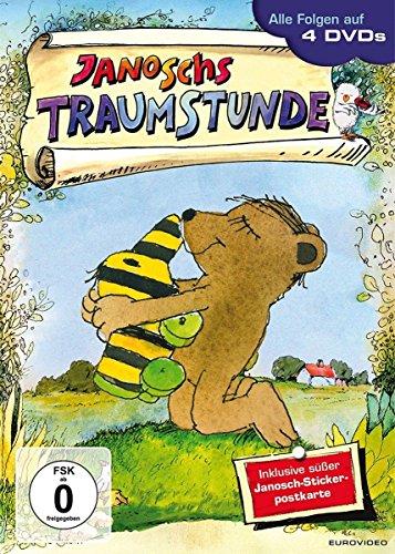 Janoschs Traumstunde - 4 DVDs im Schuber inkl. Janosch-Stickerpostkarte