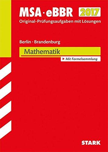 Mittlerer Schulabschluss Berlin/Brandenburg - Mathematik