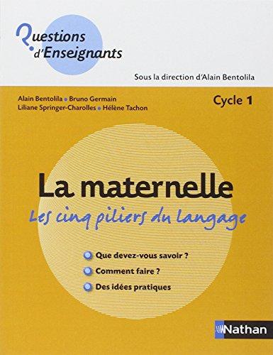 L'école maternelle : les cinq piliers du langage, cycle 1