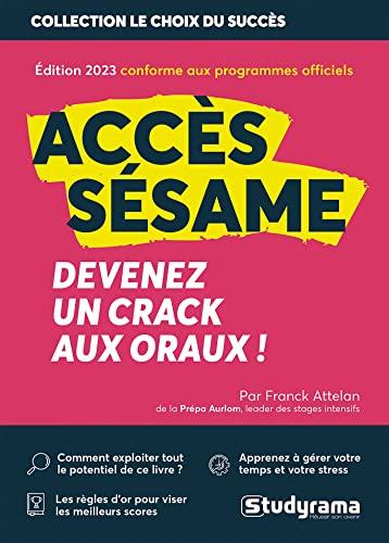 Oraux Accès, Sésame : livre + vidéos