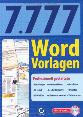 7.777 Word Vorlagen