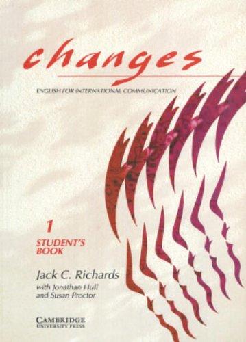 Changes 1 Student's Book: English for International Communication