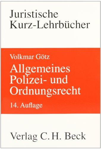 Allgemeines Polizei- und Ordnungsrecht