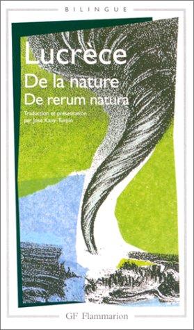 La nature des choses. De rerum natura