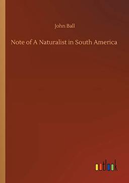 Note of A Naturalist in South America