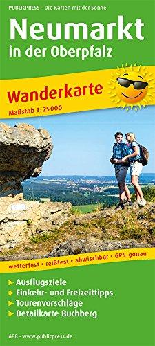 Neumarkt in der Oberpfalz: Wanderkarte mit Ausflugszielen, Einkehr- & Freizeittipps, wetterfest, reißfest, abwischbar, GPS-genau. 1:25000 (Wanderkarte / WK)