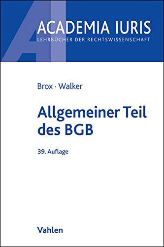 Allgemeiner Teil des BGB (Academia Iuris)