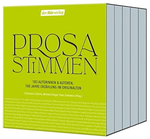 Prosastimmen: 183 Autorinnen & Autoren, 100 Jahre Prosa im Originalton