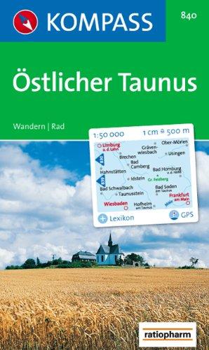 Östlicher Taunus (Maßstab 1:50.000). GPS-genau