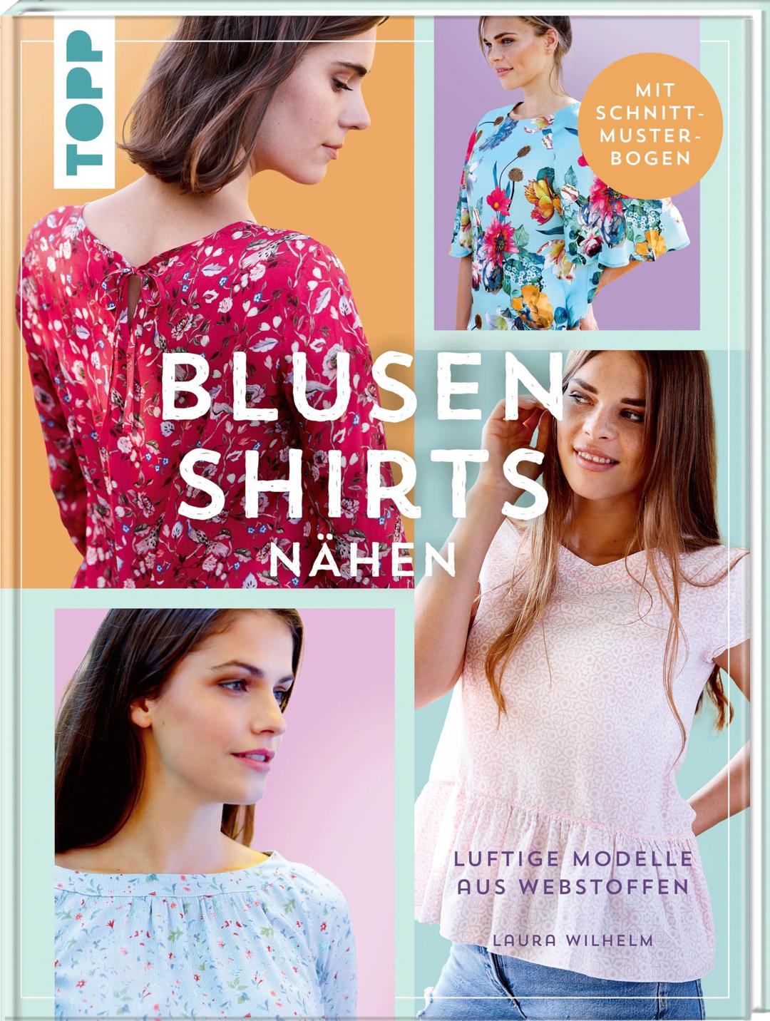 Blusenshirts nähen: Luftige Modelle aus Webware