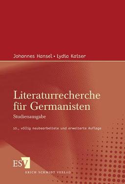 Literaturrecherche für Germanisten