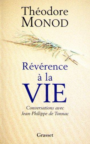 Révérence à la vie : conversations avec Jean-Philippe de Tonnac