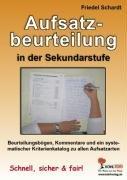 Aufsatzbeurteilung in der Sekundarstufe