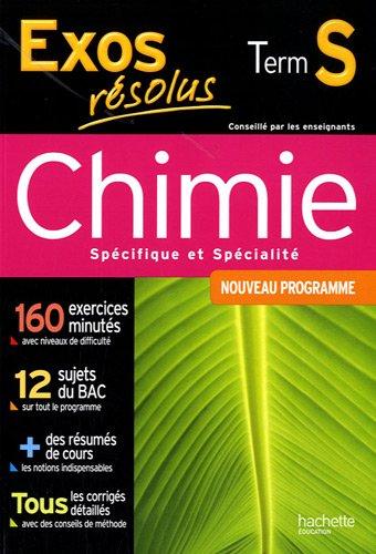 Chimie terminale S : spécifique et spécialité