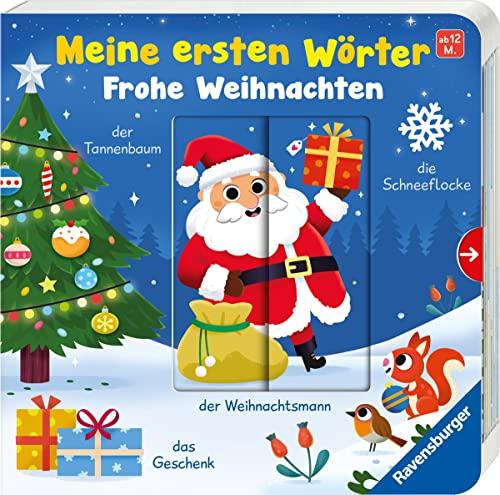 Meine ersten Wörter: Frohe Weihnachten – Sprechen lernen mit großen Schiebern für Kinder ab 12 Monaten