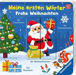 Meine ersten Wörter: Frohe Weihnachten – Sprechen lernen mit großen Schiebern für Kinder ab 12 Monaten