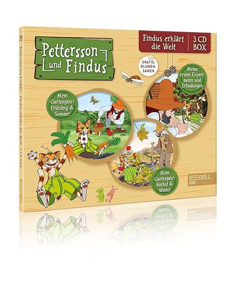 Pettersson und Findus: Findus erklärt die Welt Hörspiel-Box mit GRATIS Blumensamen