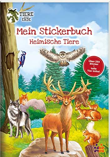 Tiere unserer Erde. Meine Stickerwelt. Heimische Tiere