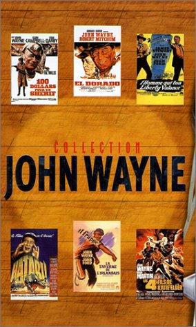 Coffret John Wayne : Les 4 fils de Katie Elder / 100 dollars pour un shérif / El Dorado / Hatari ! / L'Homme qui tua Liberty Valance / La Taverne de l'irlandais [VHS]