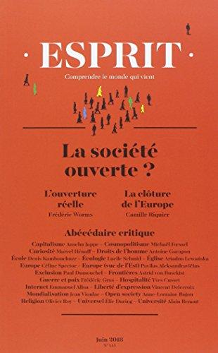 Esprit, n° 445. La société ouverte ?