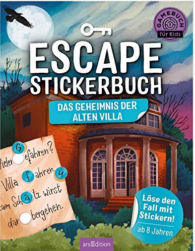 Escape-Stickerbuch - Das Geheimnis der alten Villa: Löse den Fall mit Stickern! | Ein Escape-Heft mit Stickern für Kinder ab 8 Jahren