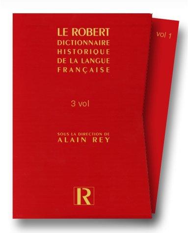 Dictionnaire historique de la langue française