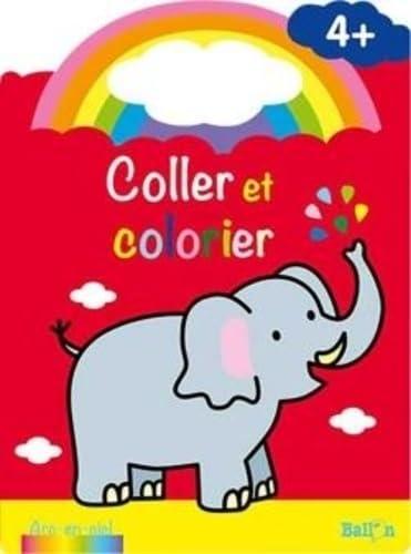 Coller et colorier 4 ans - éléphant (Arc-en-ciel, 1)