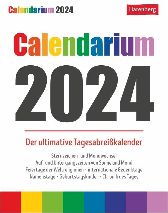 Calendarium Tagesabreißkalender 2024: Der ultimative Tagesabreißkalender