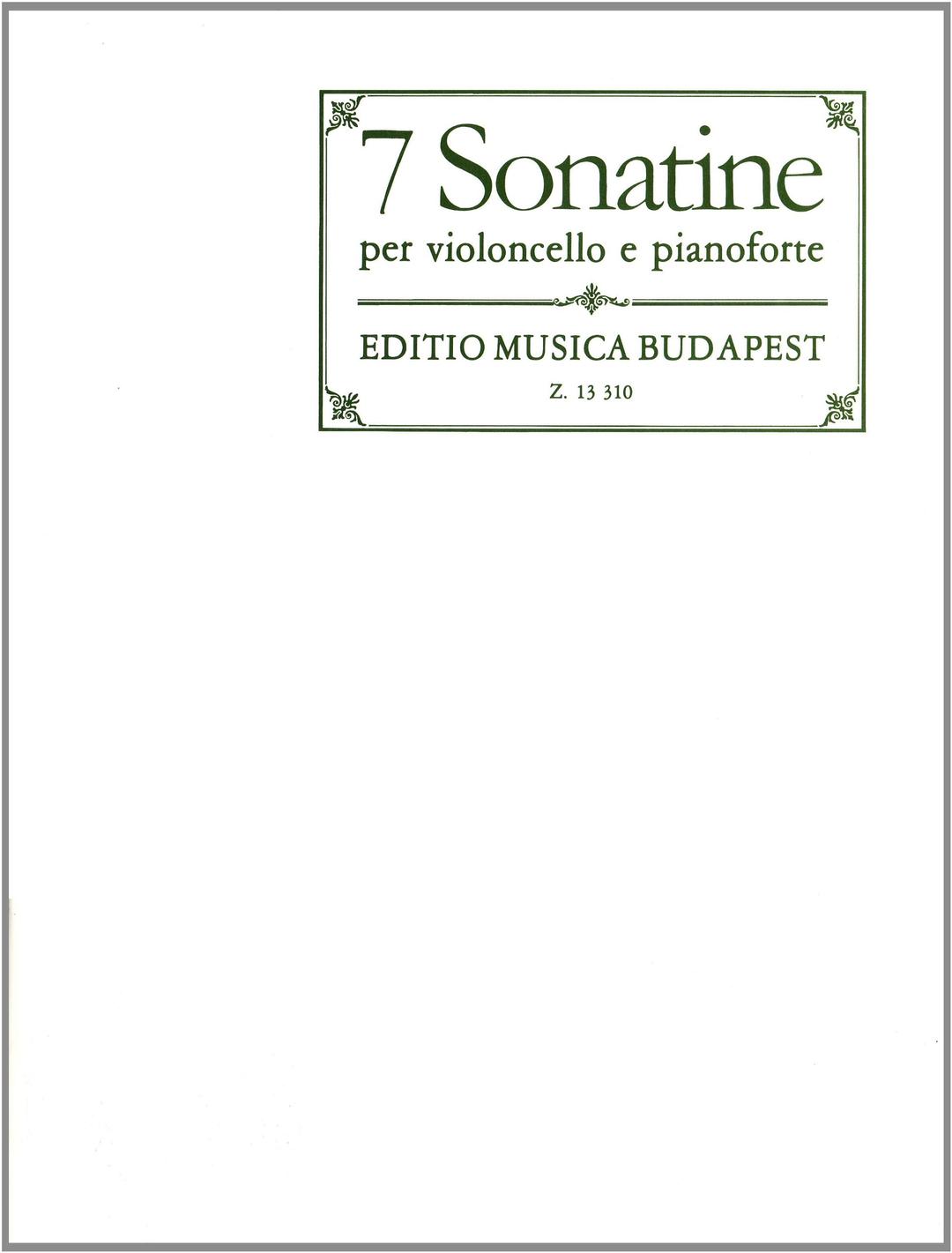 7 Sonatinas (Haydn, Mozart, Beethoven, Schubert)