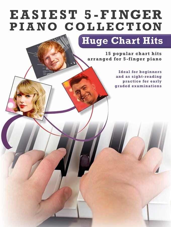 Easiest 5-Finger Piano Collection: Huge Chart Hits: Noten, Sammelband für Klavier: Hugh Chart Hits