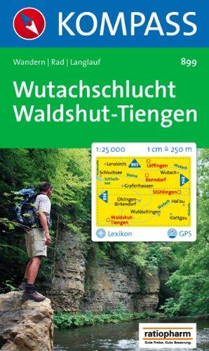 Wutachschlucht, Waldshut-Tiengen: Wander-, Bike- und Langlaufkarte. GPS-genau. 1:25.000