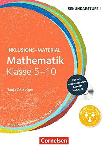 Inklusions-Material: Mathematik - Klasse 5-10: Buch mit CD-ROM