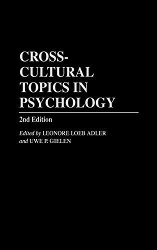 Cross-Cultural Topics in Psychology: 2nd Edition