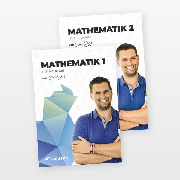 Mathe für Ingenieure 1+2 Lernhefte Set - StudyHelp & Daniel Jung - Maschinenbau, Ingenieure, Ingenieurwesen, Aufgaben mit Lösungen