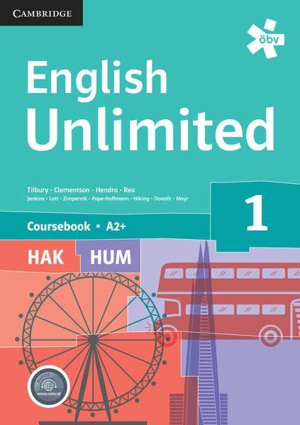 English Unlimited HAK/HUM 1, Schülerbuch + E-Book