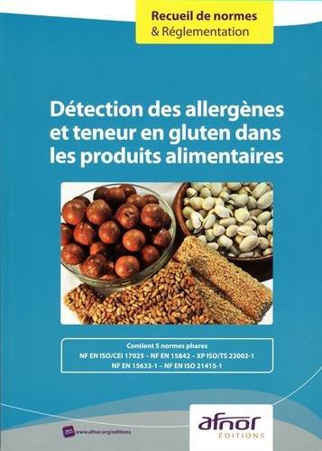 Détection des allergènes et teneur en gluten dans les produits alimentaires