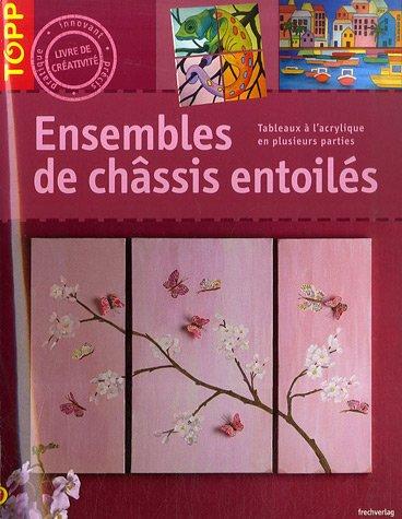 Ensembles de châssis entoilés : tableaux à l'acrylique en plusieurs parties