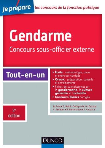 Gendarme : le concours sous-officier externe : tout-en-un