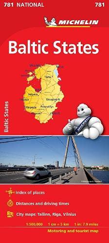 Baltic States - Michelin National Map 781 (Michelin National Maps)