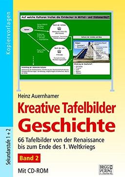 Kreative Tafelbilder Geschichte - Band 2: 66 Tafelbilder von der Renaissace bis zum Ende des 1. Weltkriegs