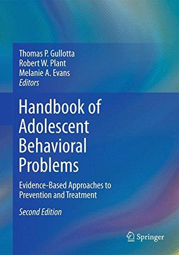 Handbook of Adolescent Behavioral Problems: Evidence-Based Approaches to Prevention and Treatment